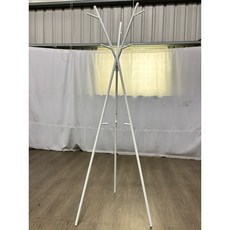 台灣製 消光白 三叉衣帽架 居家多功能落地掛衣架