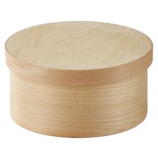 Hanako 木製圓形壽司盒 日本製造, 1個