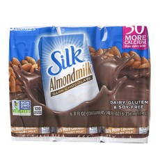 絲綢杏仁奶黑巧克力, 6入, 236ml