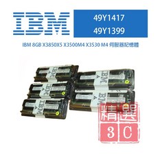 IBM 49Y1417 49Y1399 8GB伺服器記憶體 - 適用於X3850X5 X3500M4 X3530 M4