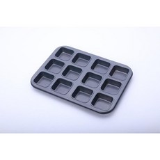 廚房烘焙工具 大號不沾蛋糕模具 12連馬芬杯蛋糕模 不沾塗層烤盤 35X26.5X3.5CM, 詳見包裝