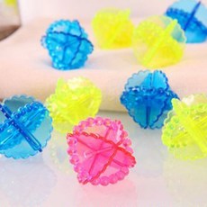 BO雜貨彩色透明軟質洗衣球，高性能魔力去汙清潔洗衣球，防止衣物纏繞糾結, Multi-color, 1個