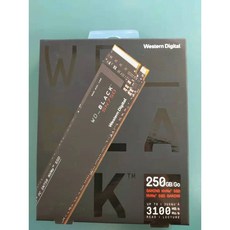 WD SN750黑標 250GB SSD NVMe 高速固態硬碟 (全新未拆封), WDS250G3X0C-00SJG0
