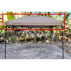 通用客廳帳頂布】快搭遮陽棚 遮雨棚/停車棚/客廳帳/炊事帳/展售棚/休閒棚/露營棚/園遊會/頂棚/帳棚帆布, 卡其色