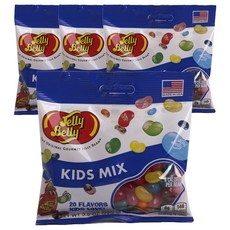 Jelly Belly 吉力貝 孩童無脂肪綜合雷根糖, 4包, 99g