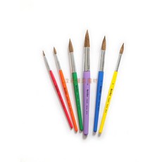 汶采 馬可威 Marco Wave Colorful 羊毛水彩筆 圓頭水彩筆, 15.0mm, 1個