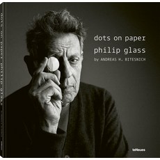 (英文圖書) Dots on Paper: Philip Glass by Andreas H. Bitesnich 精裝版, Te Neues Publishing Company, 英文
