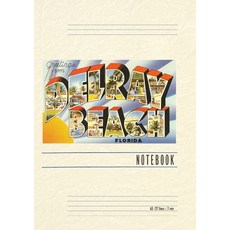 (英文圖書) Vintage Lined Notebook Greetings from Delray Beach Florida 平裝版, Found Image Press, 英文