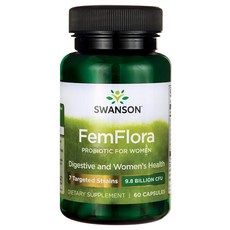 Swanson 斯旺森 女性益生菌膠囊, 60顆, 1罐