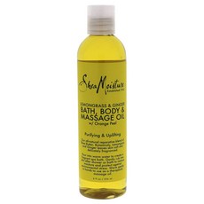 Shea Moisture 檸檬草沐浴露及按摩油, 236毫升, 1個, 236ml