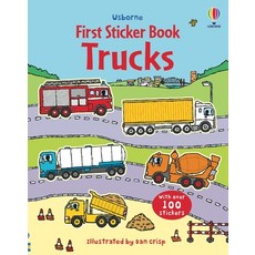 (英文圖書)First Sticker Book Trucks 平裝版, Usborne Books, 英文