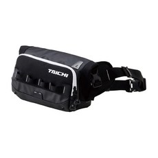 RS TAICHI 騎士包 RSB279 捲式防水腰包 5L 多功能騎士腰包, 黑色/白色