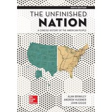 (英文圖書) Looseleaf for the Unfinished Nation: A Concise History of the American People Loose Leaf, McGraw-Hill Companies, 英文, 活頁