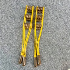 天龍紡 雞翅木拉背滾輪瑜珈棒, 如圖示, 1個