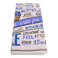 DESIGN IMPORTS 冷色調派食譜洗廚房十字架碗巾, 1個, 隨機發貨