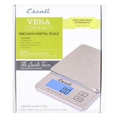 ESCALI 精密數位廚房秤, Silver, PR2000S