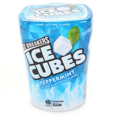Ice Breakers 冰塊薄荷無糖口香糖 40 片, 1個, 92g