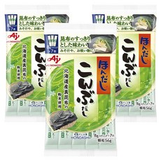 AJINOMOTO 味之素 昆布高湯調味粉 7條入, 56g, 3個
