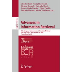 (英文圖書) Advances in Information Retrieval: 47th European Conference on Information Retr... 平裝版, Springer, 英文