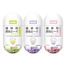 KOJIMA 貓砂除臭珠 450ml 櫻花香，快速分解異味，持久清新，植物配方, 1個