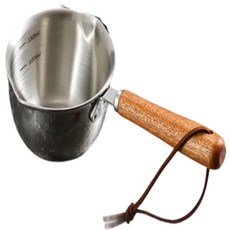 304不鏽鋼潑油鍋 熱油鍋 (潑油壺 熱牛奶鍋 蒸魚淋油澆油), 1個, 18cm