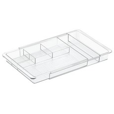 iDESIGN Clarity 可擴展抽屜管理器抽屜分隔器透明, 1個