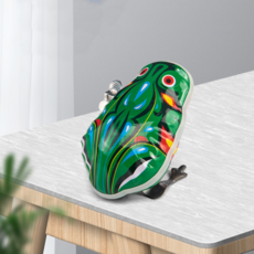 發條鐵皮玩具 鐵皮公雞 懷舊發條玩具 兒童玩具 懷舊玩具 上鏈鐵皮公雞, 鐵皮青蛙, 紅色