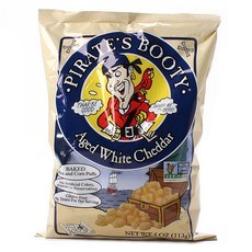 Pirate's Booty 玉米切達起司泡芙餅乾, 1個, 113克