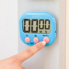 大螢幕電子計時器 SV9648-1, 粉色 / 藍色 / 白色 / 綠色, 1個