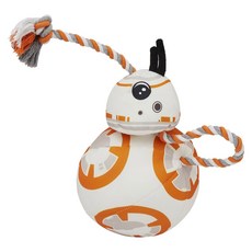 STAR WARS 星際大戰 寵物犬用BB-8彈性尼龍吱吱縫紉玩具, 1個
