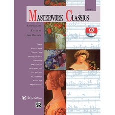 【凱翊︱AF】古典音樂經典樂曲集 第5級 鋼琴樂譜 附CD Masterwork Classics 5, 古典音樂經典樂曲集第5級鋼琴樂譜附CD, Alfred Music