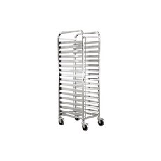 三能 SN1971 十六層固定式不銹鋼台車，烘焙專用置物架，廚房收納層架