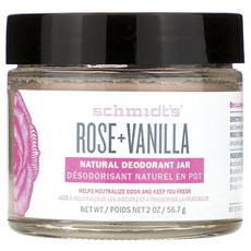 schmidt's 體香膏 玫瑰香草香, 1個, 56.7克
