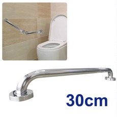 感恩使者 不鏽鋼安全扶手 30公分 浴室廁所防滑扶手 安全扶手, 金屬色, 1個