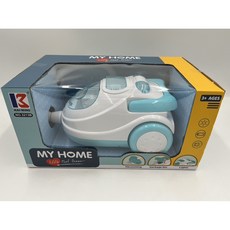 玩具兄妹 電動吸塵器 吸塵器玩具 扮家家酒玩具 小家電玩具, 藍色, 1個