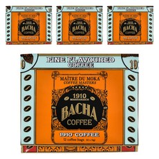 BACHACOFFEE 1910濾掛咖啡包, 12g, 4盒, 12包