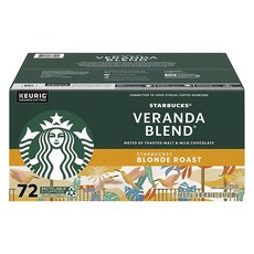 STARBUCKS 星巴克 Veranda Blend黃金烘焙膠囊咖啡 72顆入, 1盒