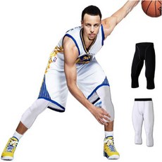 男款七分運動束褲 A17 彈性透氣 運動訓練 緊身褲