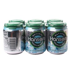 HansEn's natural 蘇打水, 6件, 237毫升