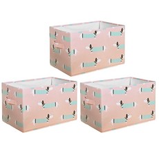 LUSH DECOR 織物覆蓋可折疊生活盒 40.6 x 30.5 x 25.4 厘米, 3片, 臘腸狗