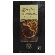 Divine CHOCOLATE 太妃糖碎牛奶巧克力, 1盒, 90g