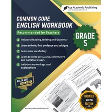 (英文圖書) Common Core English Workbook: Grade 5 平裝版, Ace Academic Publishing, 英文