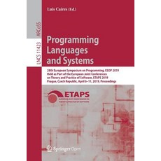 (英文圖書) Programming Languages and Systems: 28th European Symposium on Programming ESOP 2019 Held as... 平裝版, Springer, 英文
