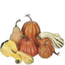 Sullivans Harvest 南瓜裝飾模型 8 件套, 橘子