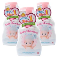 kewpie 孩童弱酸性泡泡洗髮露, 3個, 350ml