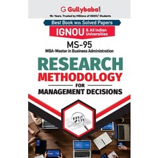 (英文圖書) MS-95 Research Methodology for Management Decisions 平裝版, Gullybaba Publishing House ..., 英文