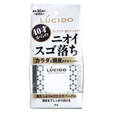 LUCIDO 倫士度 全身用去除異味紙巾 30張入, 1個