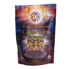 EARTH CIRCLE ORGANICS 巴厘島可可粒冷加工, 1個, 227克