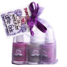 Piggy Paint Glitter Girls 指甲油 3 件套, 混色, 1個