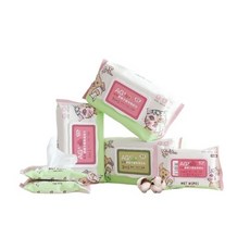 等等 Ag+ 銀離子寵物濕紙巾 犬貓適用 除臭清潔 溫和配方 10抽/80抽